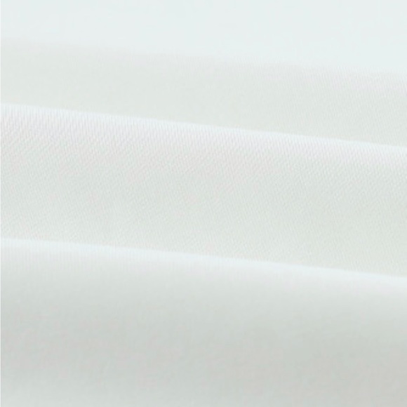 White Drop-shoulder Pullover Sweatshirt - Picture 14 of 15